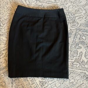 Express Black Knee-Length Pencil Skirt